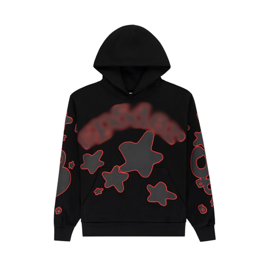 BLACK BELUGA OUTLINE HOODIE